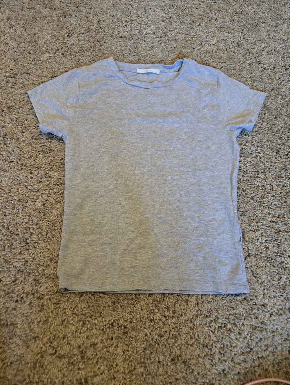Cotton On Kids Light Gray Short Sleeve Crew Tee